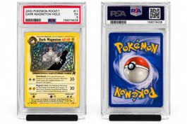 Pokémon Dark Magneton Holo – Team Rocket – PSA 5