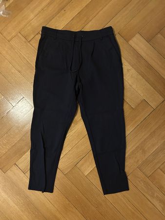 Stoffhose only blau (M, Länge: 32)