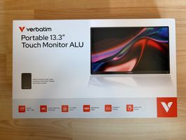 Verbatim Portable 13.3" WUXGA Touch Monitor, neuwertig