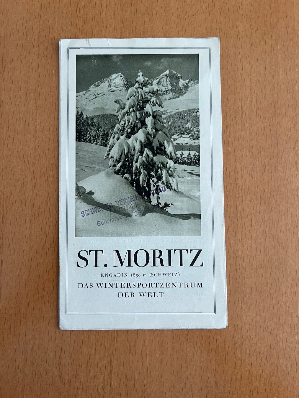 Documenti: Vintage Prospekt Brochure St. Moritz Engadin – Usato da Zürich venduto da Andawe