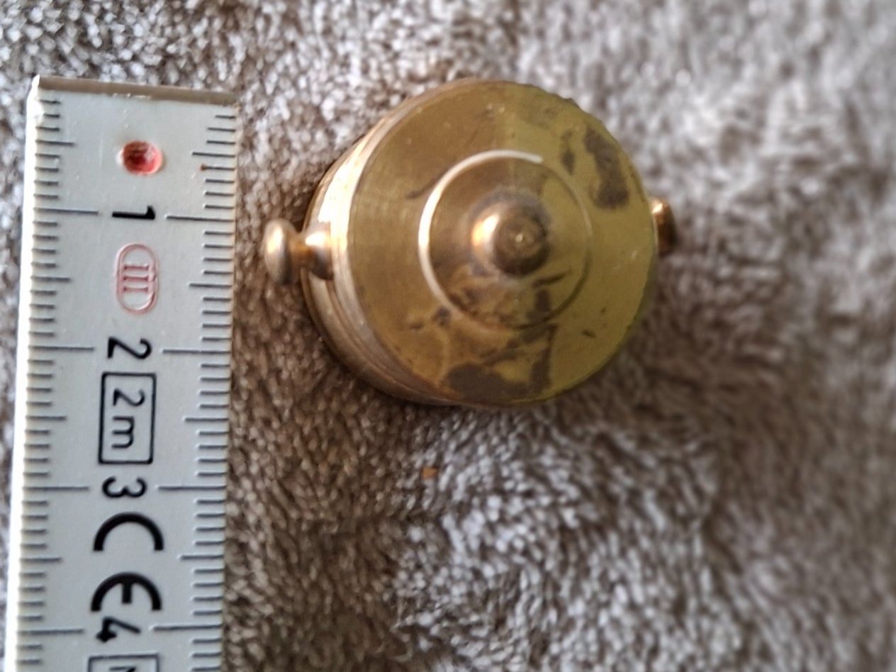 Puppenhäuser & -möbel: Kleines Döschen mit Deckel, Messing, gebraucht,Puppenhaus – Gebraucht aus Otelfingen von silver-moon 2