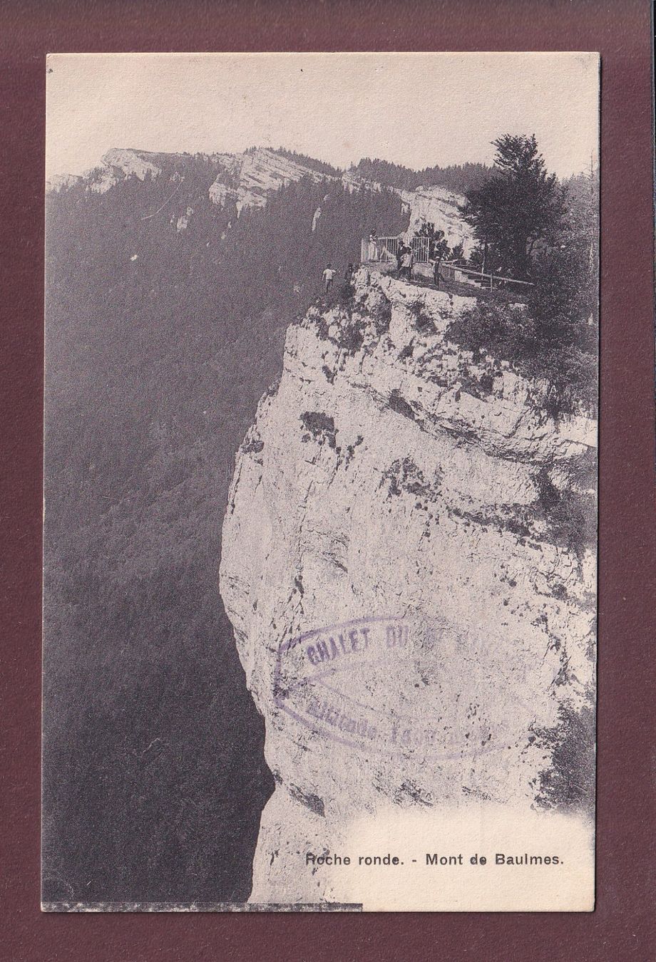 Ansichtskarten: ROCHE RONDE - Mont de Baulmes – Gebraucht aus Pully von nicecards