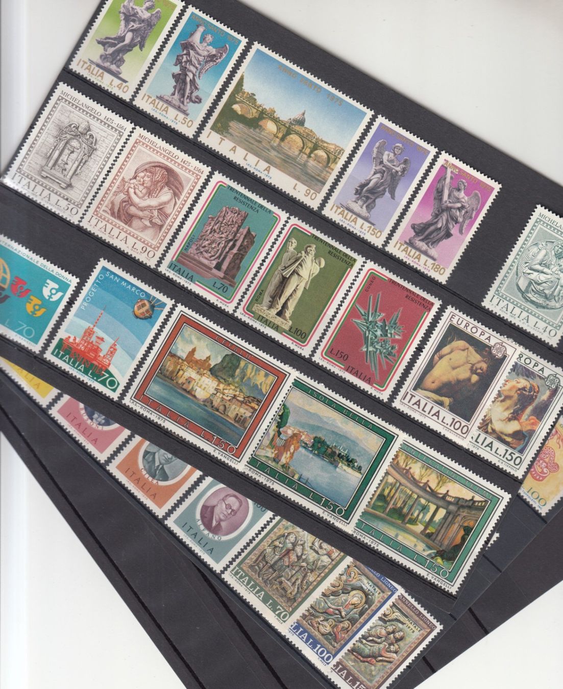 Alle Briefmarken: Italien 1975 postfrisch – Gebraucht aus Bürglen TG von StampGraf