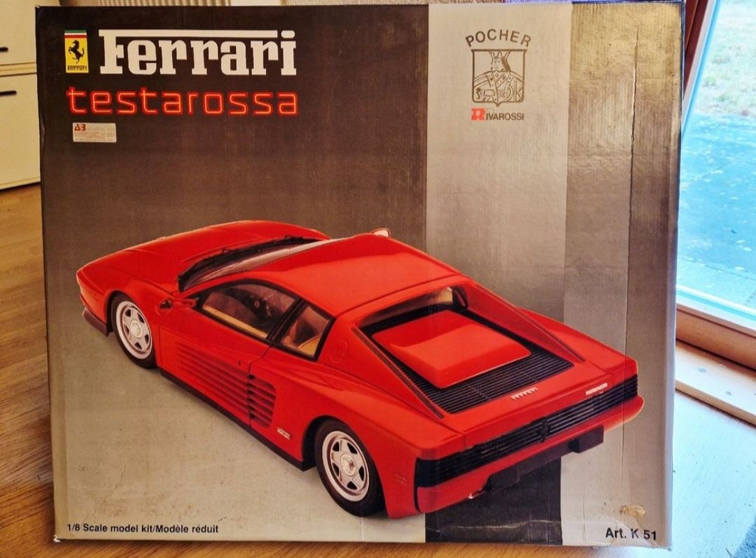 Pocher Modellini d'auto: Ferrari Testarossa 1/8 Pocher – Usato da Undervelier venduto da Tufitufi7 9