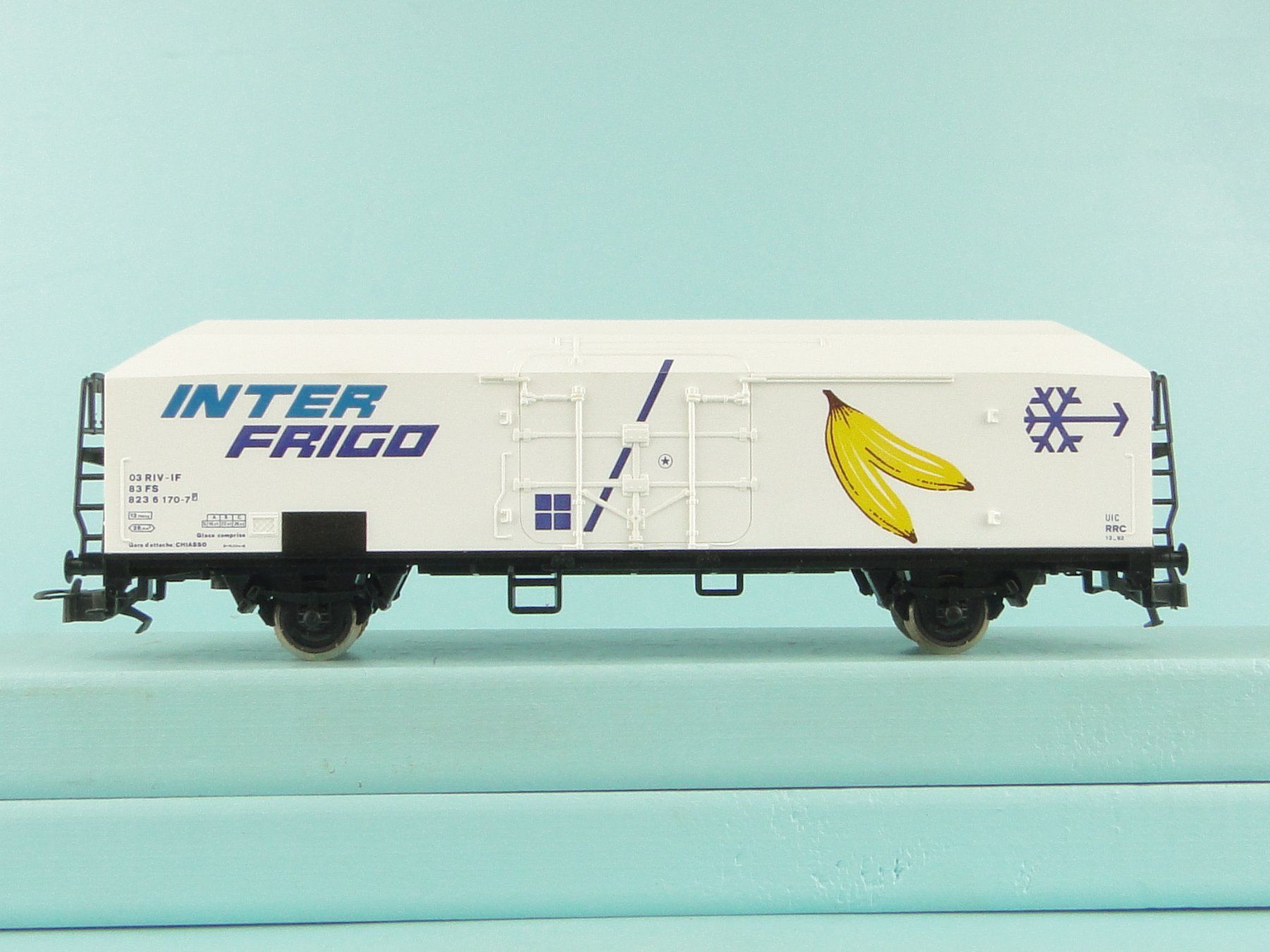 Rivarossi Modellini di ferrovie: Rivarossi 2445 H0 FS Interfrigo – Usato da Bülach venduto da cann11 5
