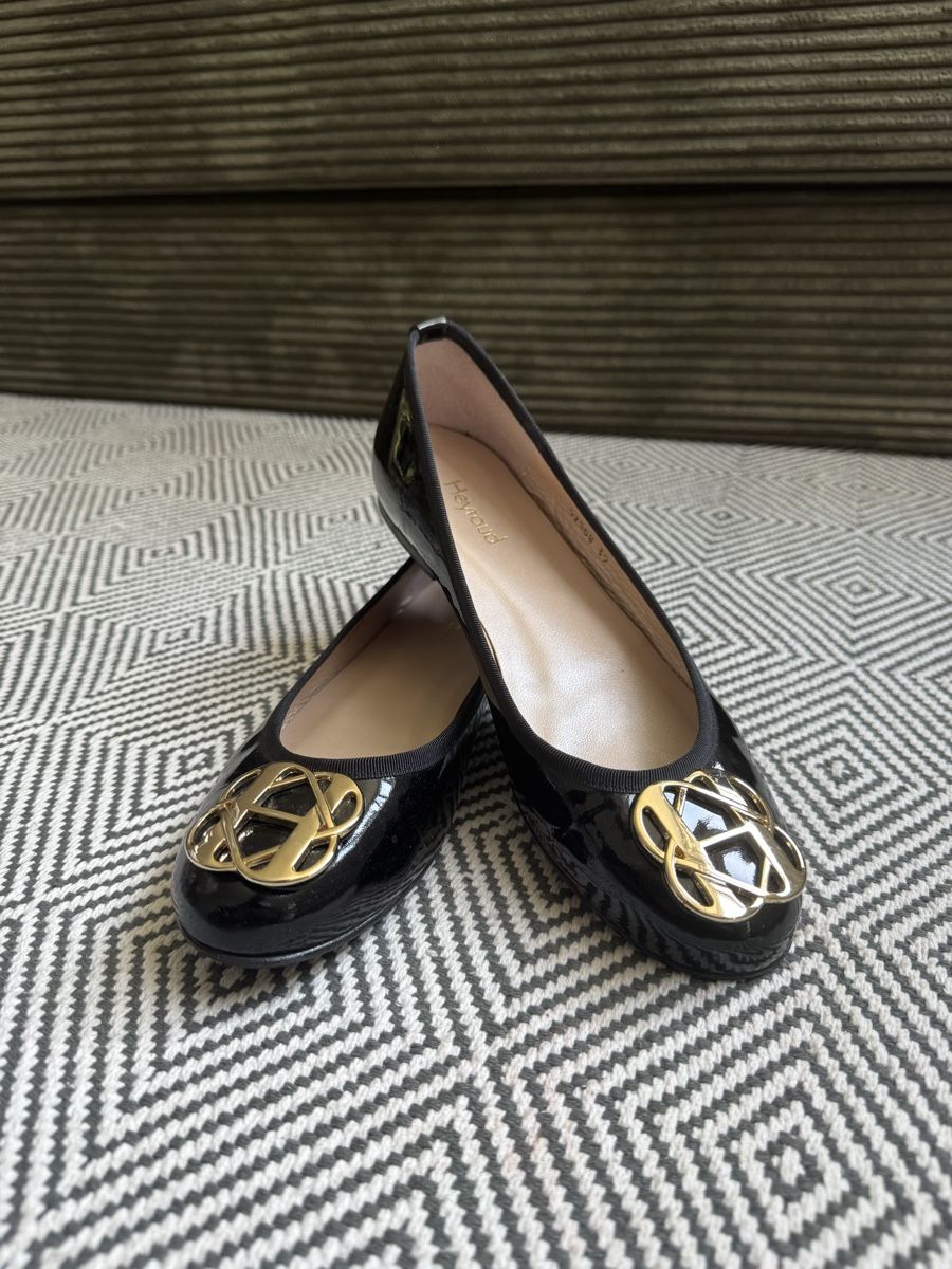 Scarpe da donna: Heyraud leather black leather ballet flats – Nuovo (secondo la descrizione) da Zürich venduto da ari_cr2f 2