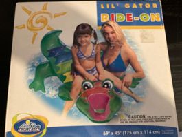 Aufblasbares INTEX Vintage Schwimmtier Krokodil 2003 OVP