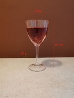 Bleikristallgläser je 6x rot/weiss/Sekt