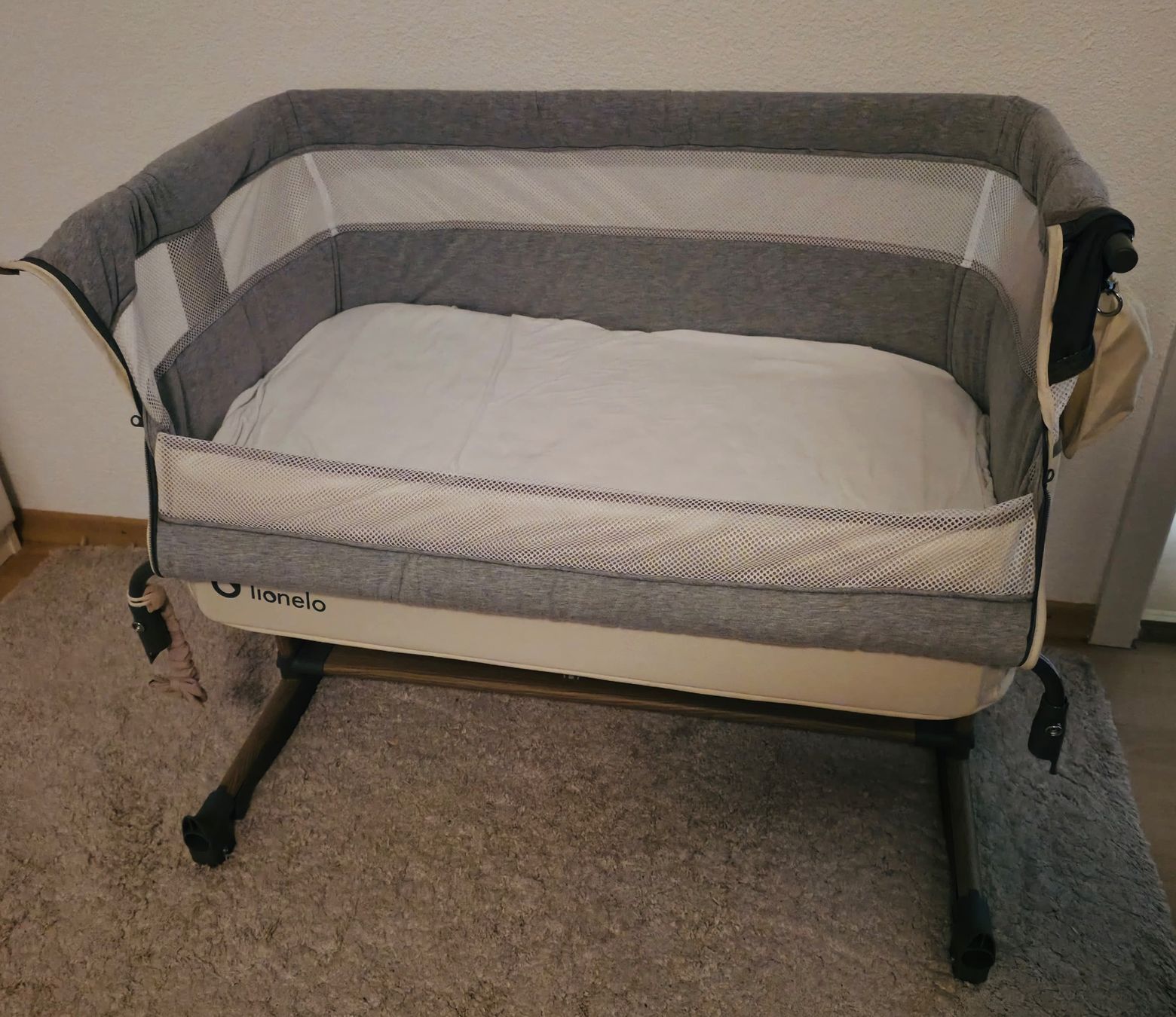 Lionelo Letti: Lionelo - Beistellbett Leonie 3in1 – Usato da Eiken venduto da naked
