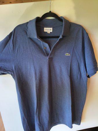 Lacoste Classic Fit Blue Short-Sleeve Polo L / FR 5