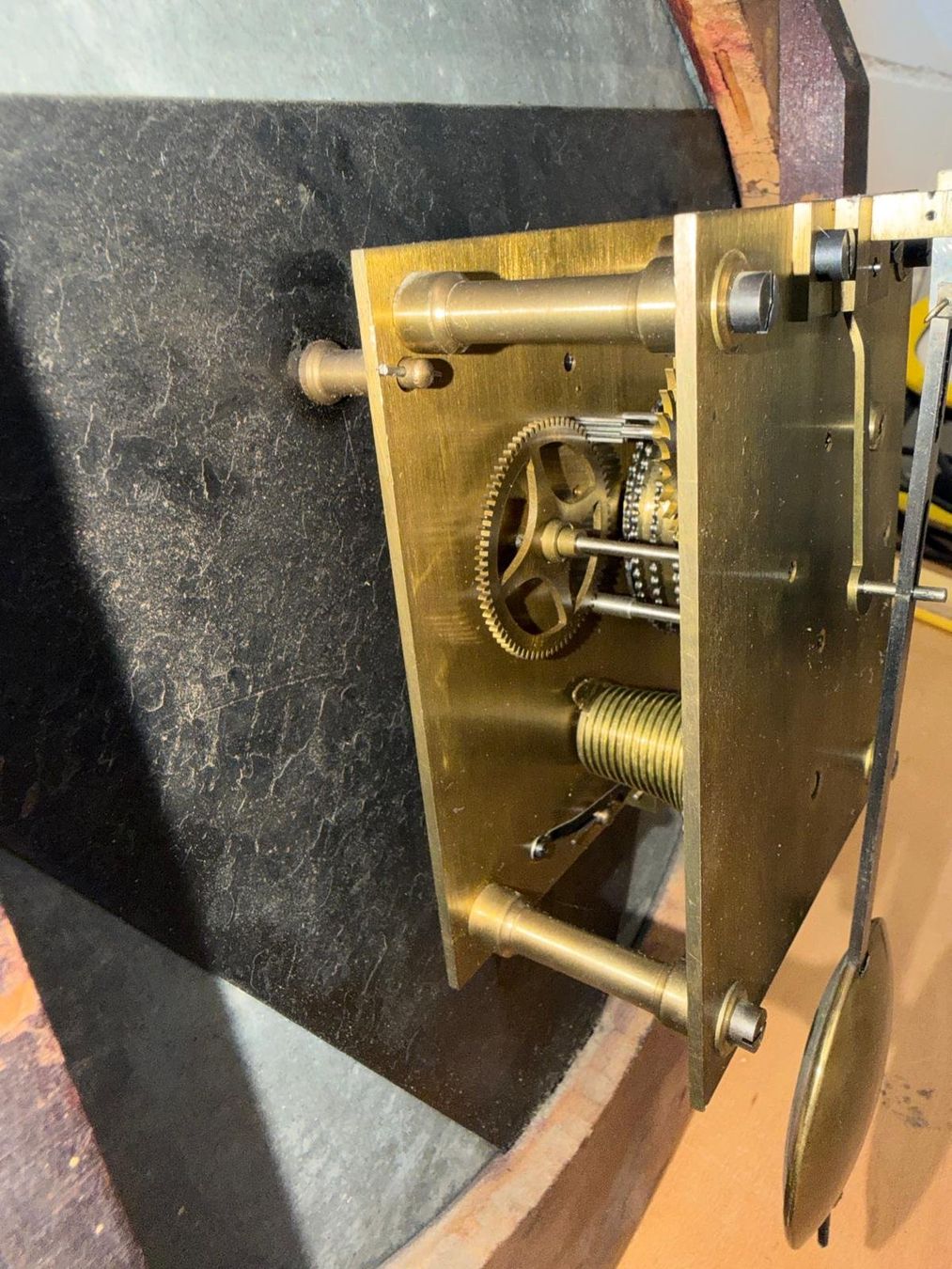 Uhren: Antike Post Office Clock, Wanduhr – Gebraucht aus Felben-Wellhausen von Salabjanga 5