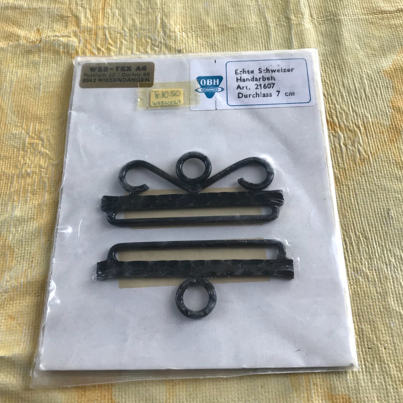 Ferramenta: ECHTE SCHWEIZER HANDARBEIT DURCHLASS 7CM – Usato da Ostermundigen venduto da crazy-horse-1840