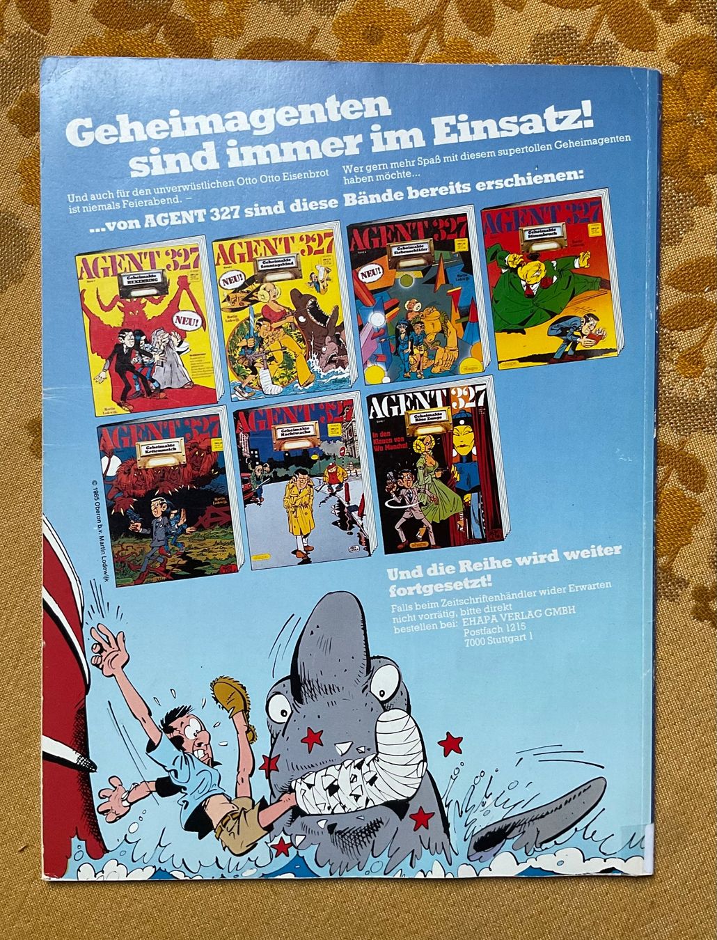 Fumetti: Agent 327 Band Nr 8 von 1985 – Usato da Endingen venduto da nathan05 9