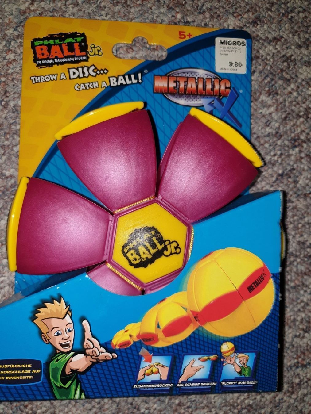 Palloni: Phlat Ball jr. Metallic NEU – Nuovo e nell'imballaggio originale da Killwangen venduto da KIANA08
