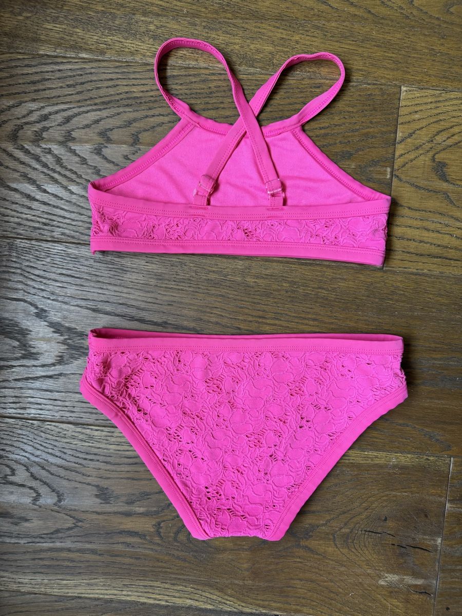 Costumi da bagno & Bikini: Bikini Pink Spitzenmuster Gr. 152 – Usato da Fehraltorf venduto da portas6 1