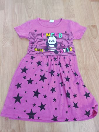 Mädchen Kleid mit Pandabär