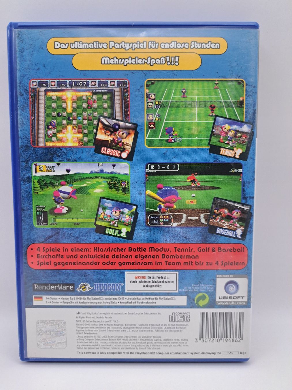 Giochi: Bomberman Hardball (Playstation 2/PS2) – Usato da Balgach venduto da Wasnwasn 1