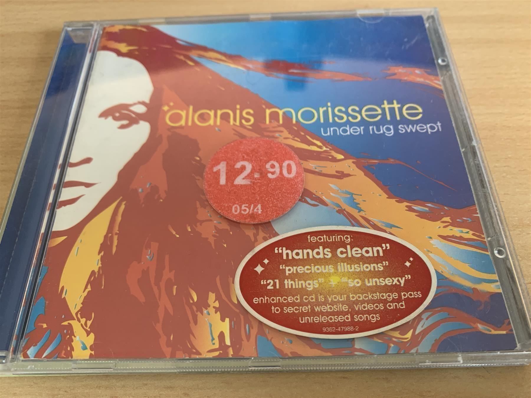 CD: Alanis Morissette – Under Rug Swept – Usato da Rikon im Tösstal venduto da Alpenmutz