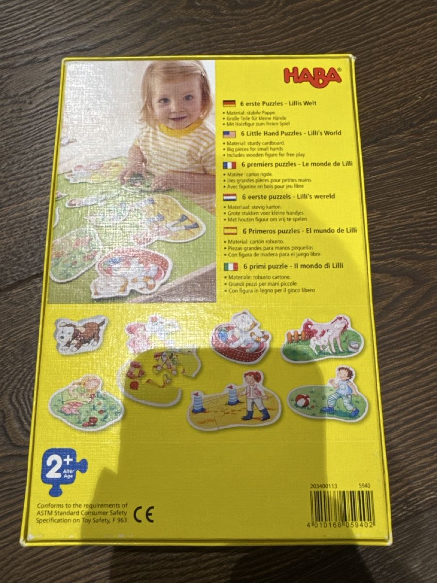 Haba Puzzle: Haba: 6 erste Puzzles Lillis Welt – Usato da Büren SO venduto da Nuri09 1