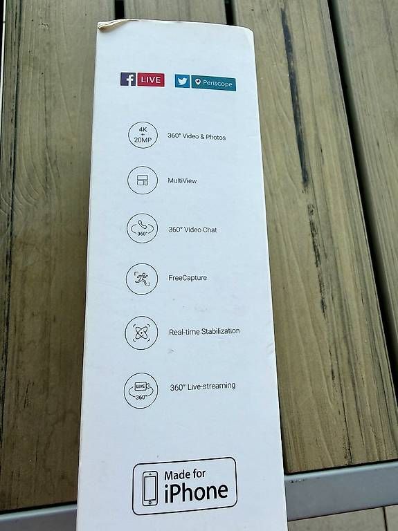 Action Cam: Insta360 Nano S  Caméra 360° 4K pour iPhone – Neu und originalverpackt aus Ecublens VD von Golgoth_13 1