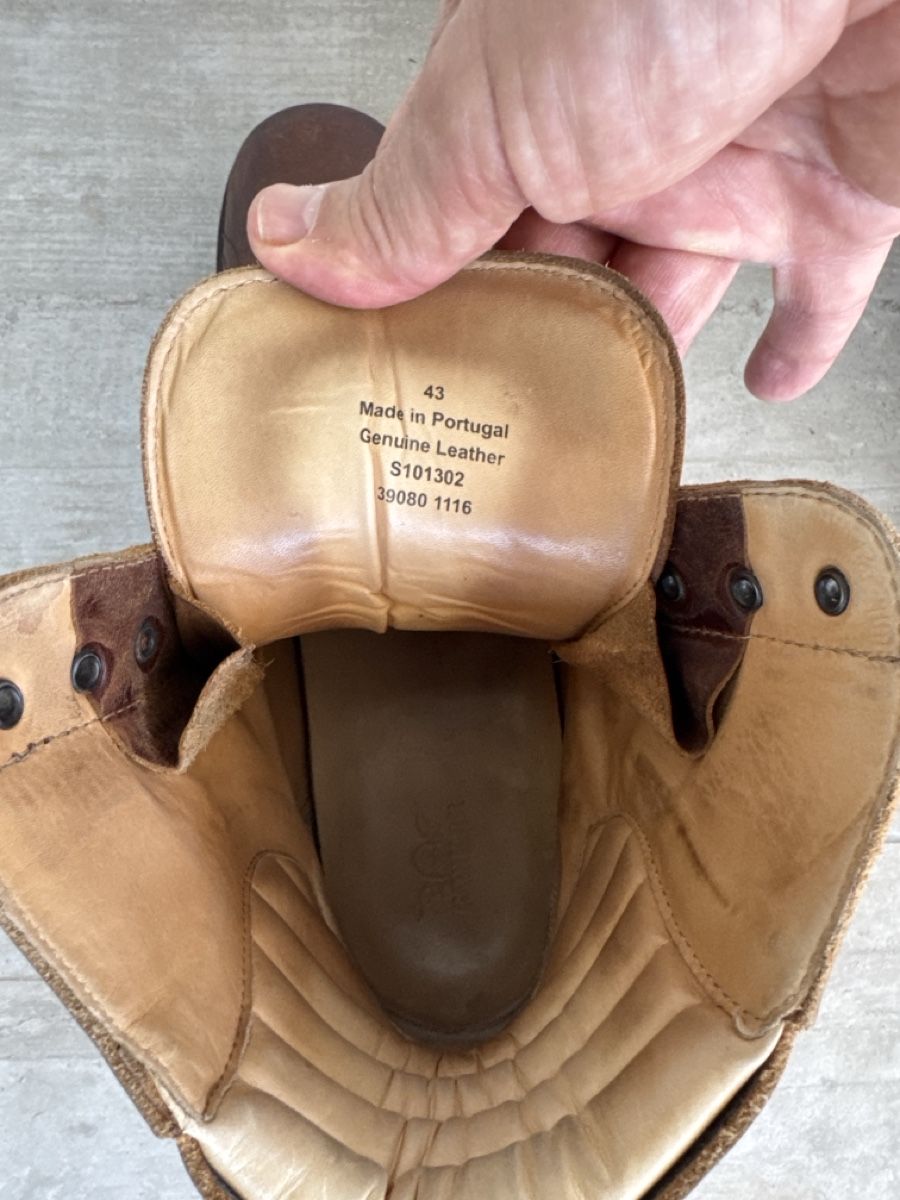 Rokker Scarpe da uomo: ROKKER Leder Motorrad Boot Grösse 43  – Usato da Unterägeri venduto da fisch67 6
