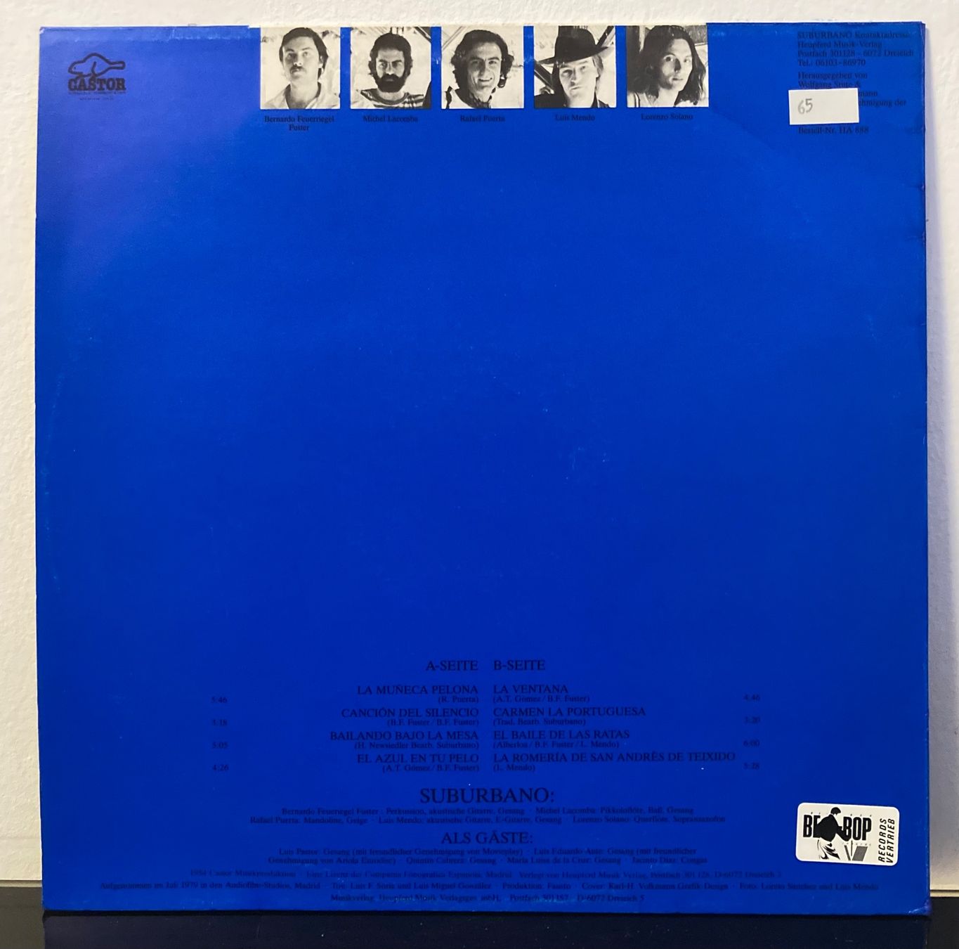 Dischi in vinile: Suburbano - Suburbano LP – Usato da Wettingen venduto da 12.Zoll.Vinyl 1