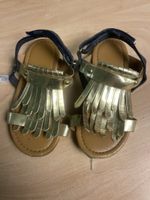 Goldige H&M Kindersandalen mit Fransen, Gr.25 Sommer