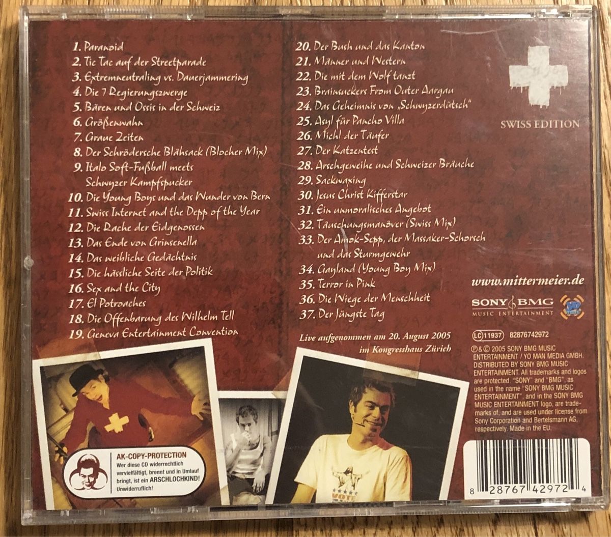 CD: Michael Mittermeier - Paranoid (CD, Swiss Edition) – Usato da Hinwil venduto da anj_w882 1