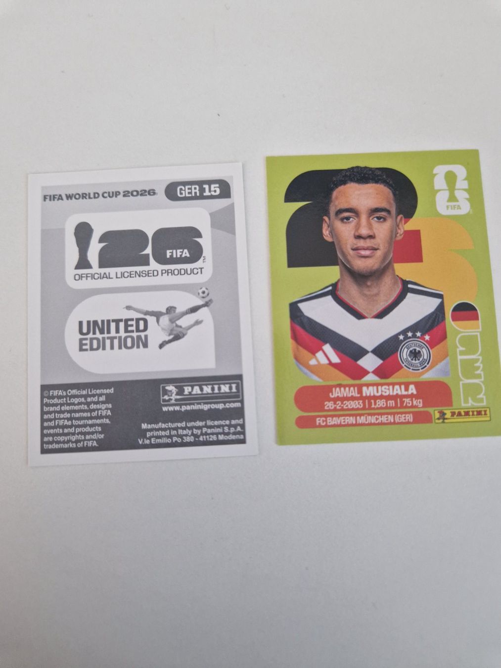 Panini Cartes à collectionner: Panini Sticker GER15 – Neuf (Voir description) à Stüsslingen par white_angel86