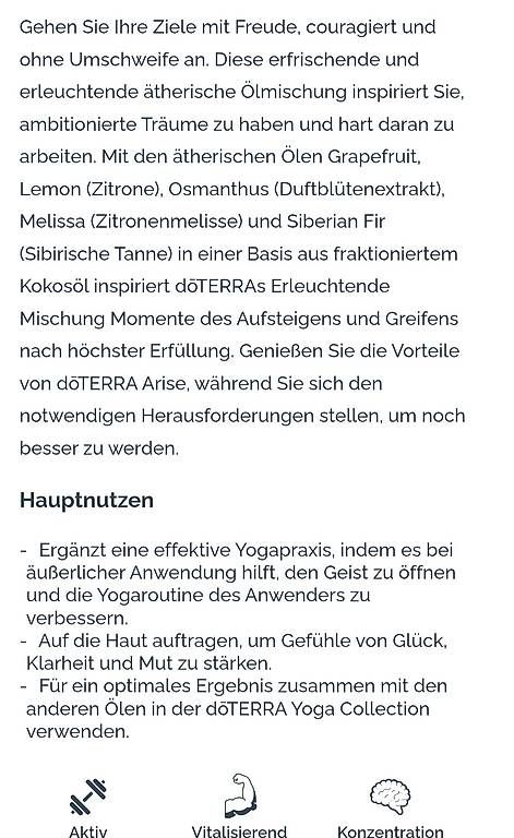 Doterra Oli essenziali: Dõterra Yoga Collection – Nuovo e nell'imballaggio originale da Lyss venduto da Infinia 2