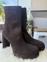 Stiefeletten 🤎 Wildleder Boots Plateau in 40