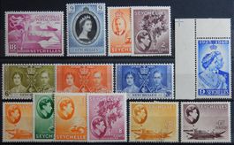 Seychellen British ex. Kat. 118-155 */gest. 1937/52