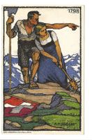 Bundesfeier 1913 - Künstler A. Bächtiger Stempel 1.VIII.1913
