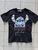 Schwarzes Stitch T-Shirt – Good Vibes für den Sommer XS