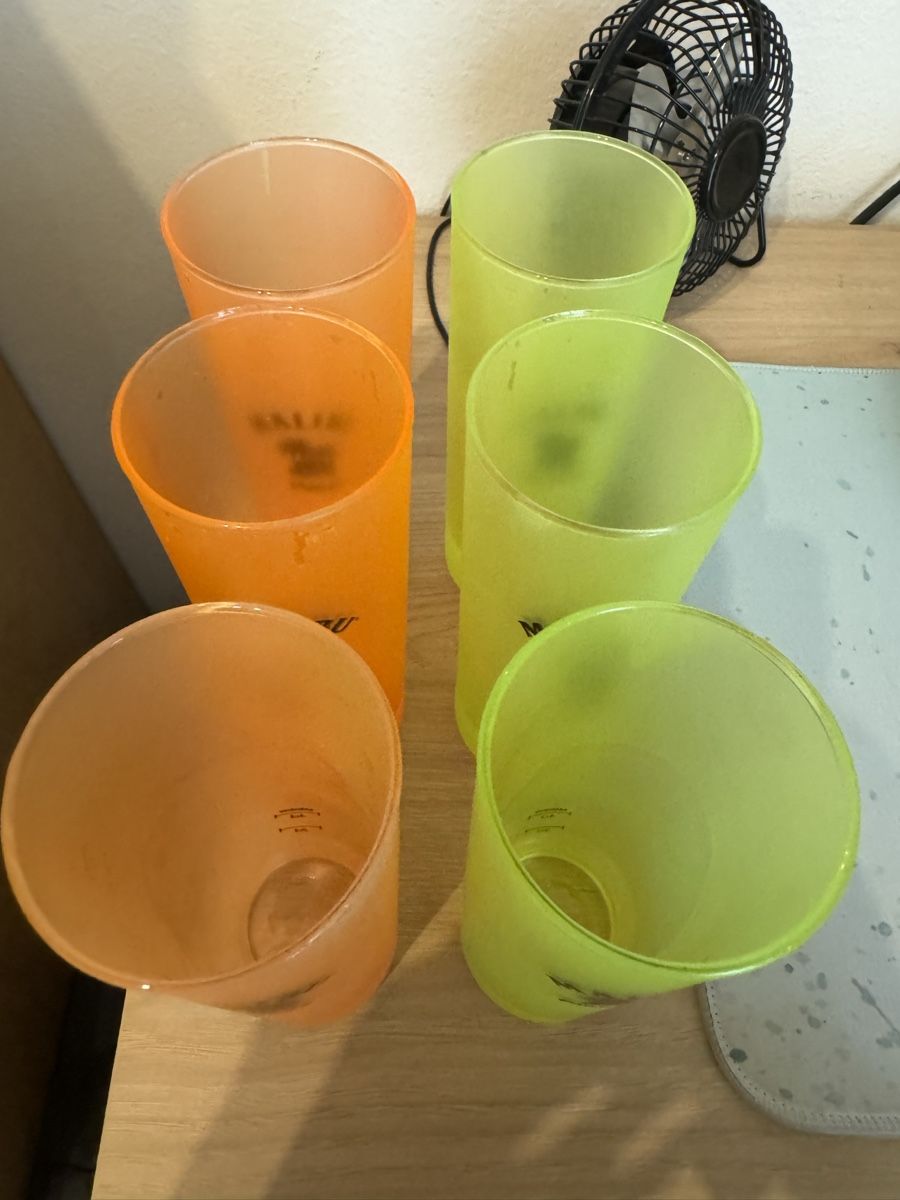 Gläser: Bicchieri 5 pezzi Malibu cocktail – Gebraucht aus Viganello von BlackPanda0003 1
