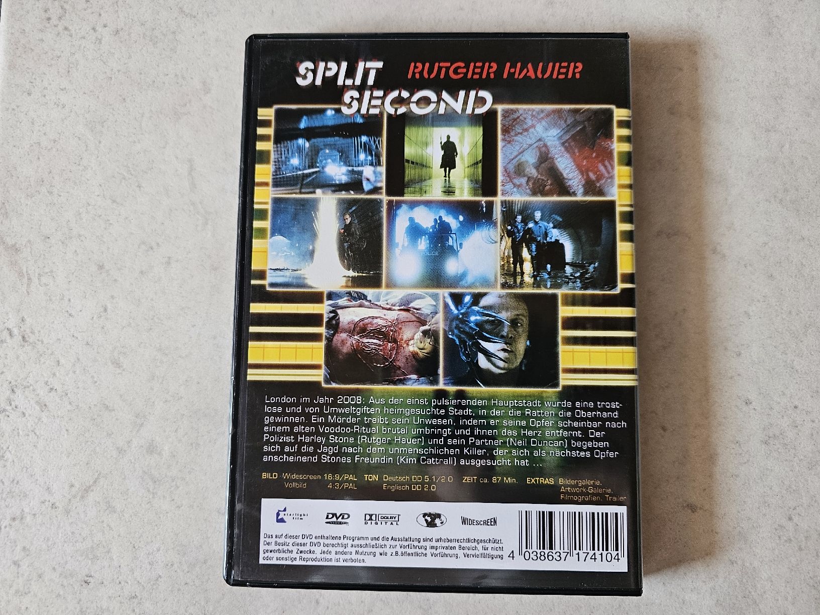 Tutti i DVDs: Split Second  -  Uncut Version – Usato da Schneisingen venduto da backstore24 1