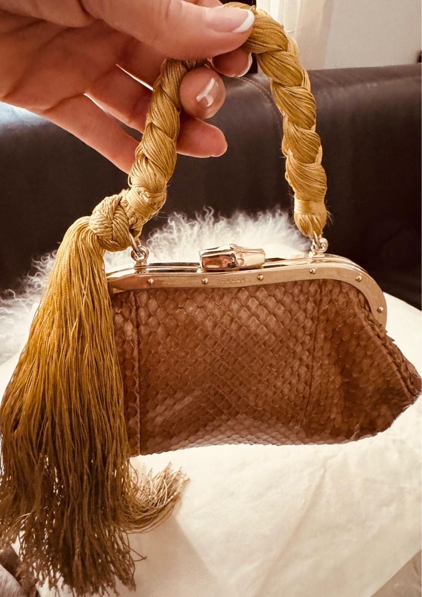 Gucci Borse da donna: Gucci Vintage Python Handtasche, Top Zustand! Selten! – Usato da Zollikon venduto da olka01