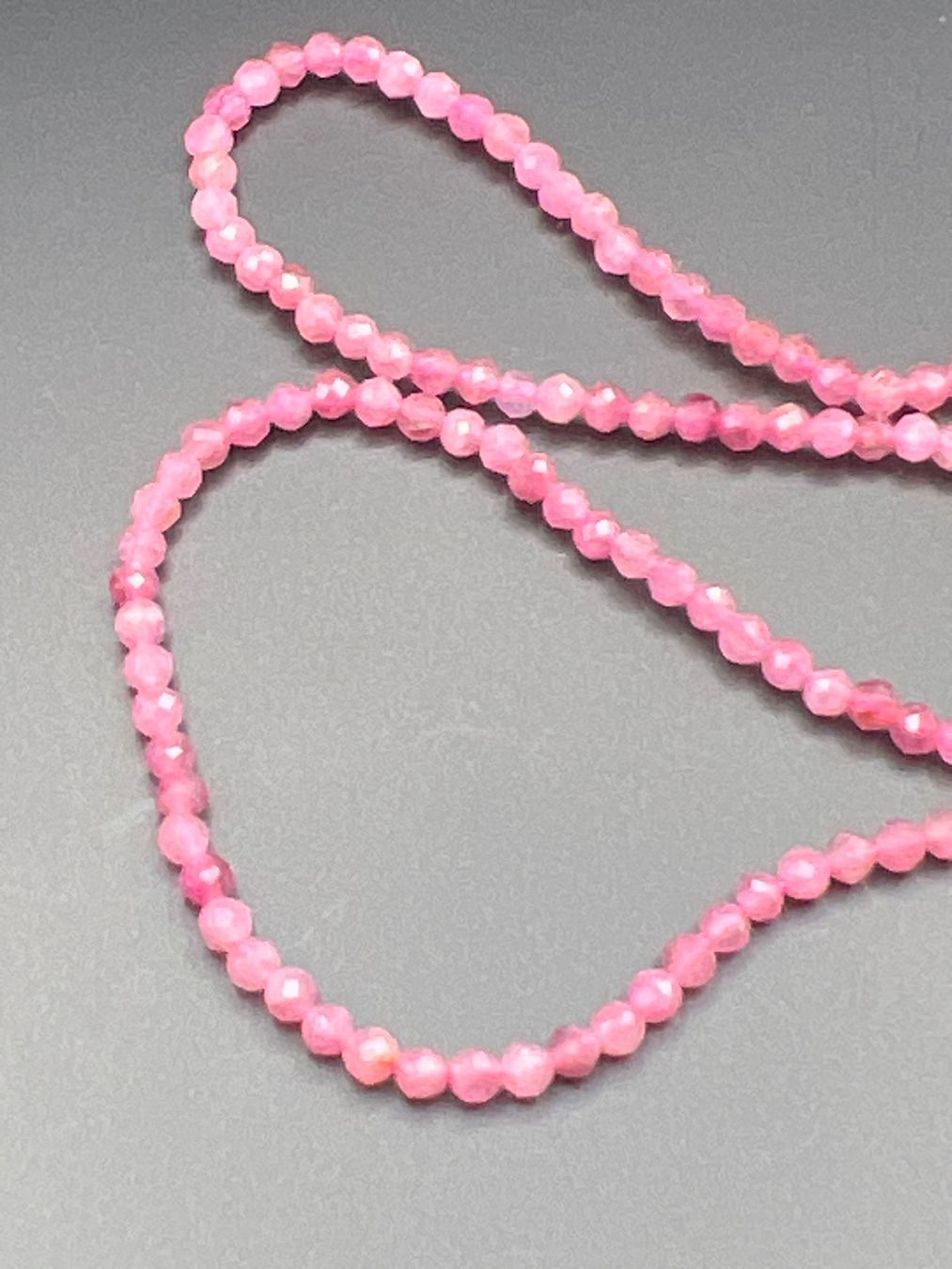 Catenine: Perlenkette facettiert rosa Turmalin – Usato da Uznach venduto da Ya_x7x6 2