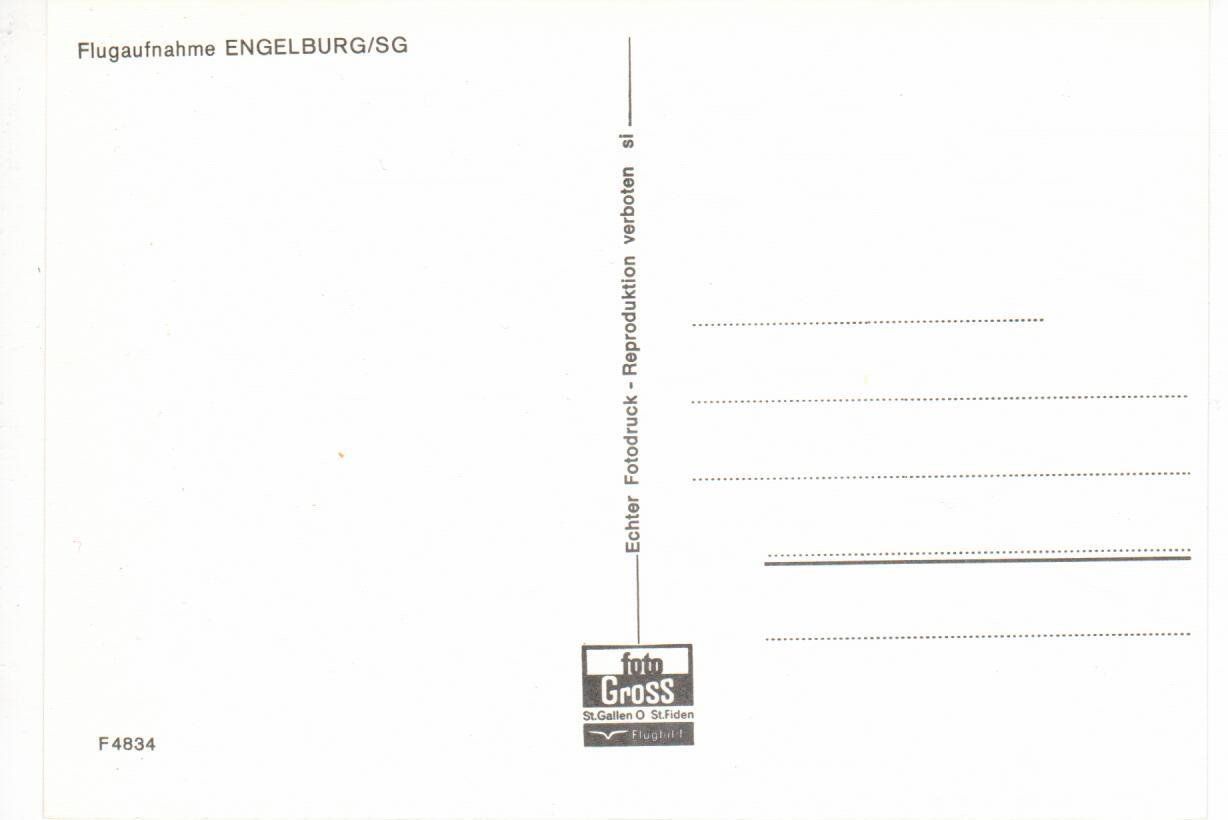 Cartoline postali: Flugaufnahme Engelburg – Usato da Wolhusen venduto da Curver9 1