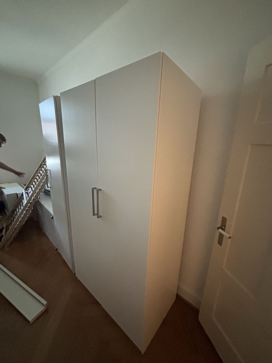 Ikea Garderobe: Wardrobe white 2-door good condition, until 7 August – Gebraucht aus Baden von David_Baden 2
