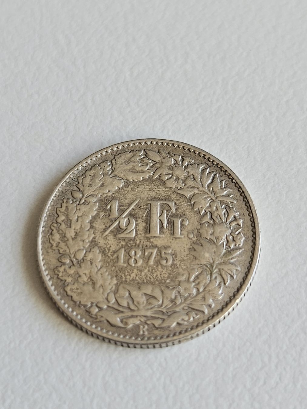 Toutes les monnaies: 50 Rappen 1875 – D'occasion à Pfäffikon ZH par Mrt.