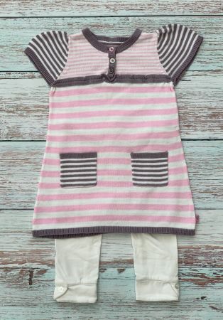 🌺 MEXX Baby Kleid & Leggings, Grösse 68, Top Zustand 🌺