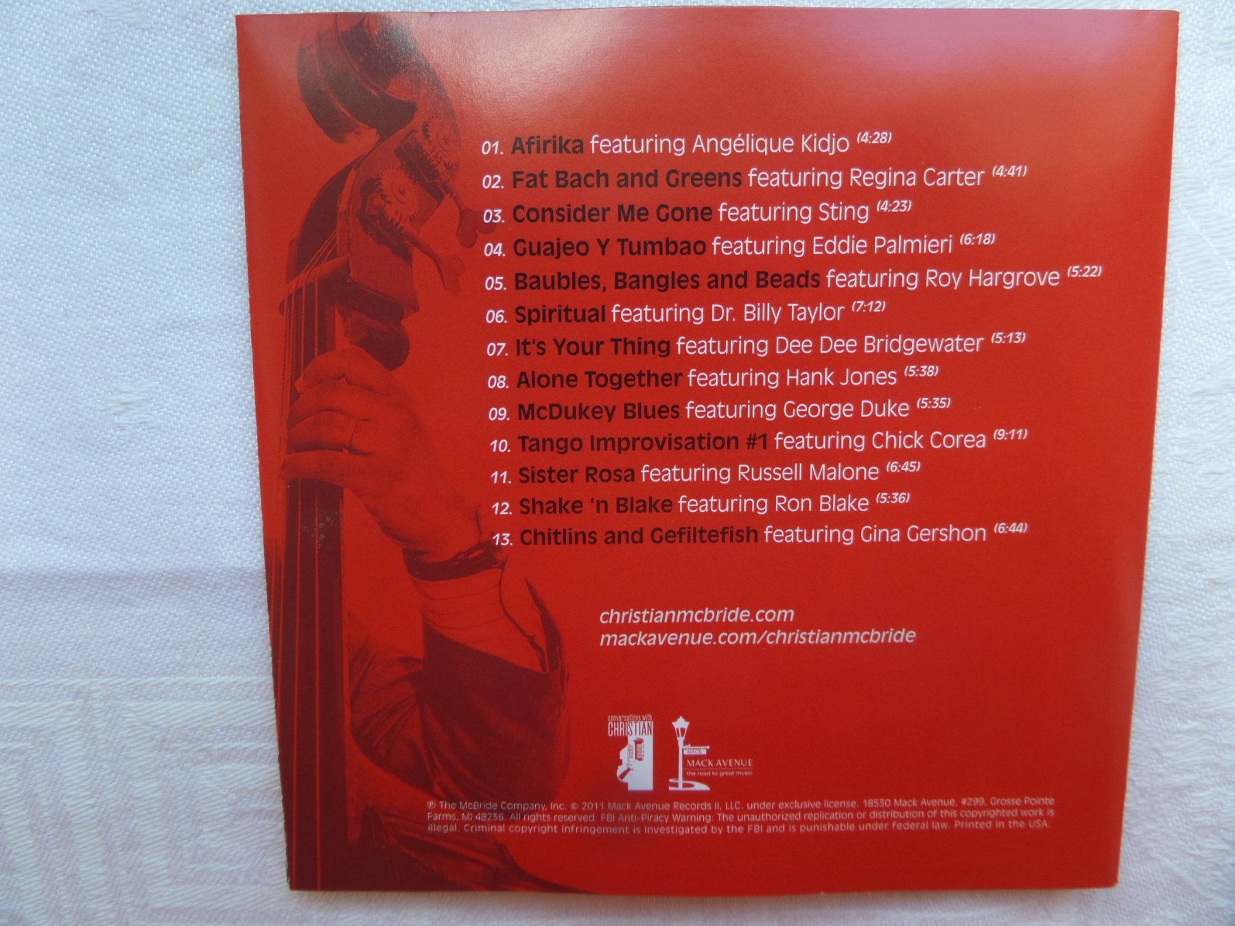CD: Christian McBride - Conversations With Christian – Usato da Genève venduto da CDLPBookS 1
