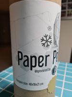 Paper Penguin gold, zum selber falten, neu