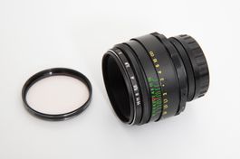 Lens Helios 44-2 -  58mm 1:2 M42