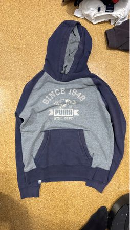Puma Kapuzenpullover, Grösse M, Dunkelblau/Grau, Top Zustand