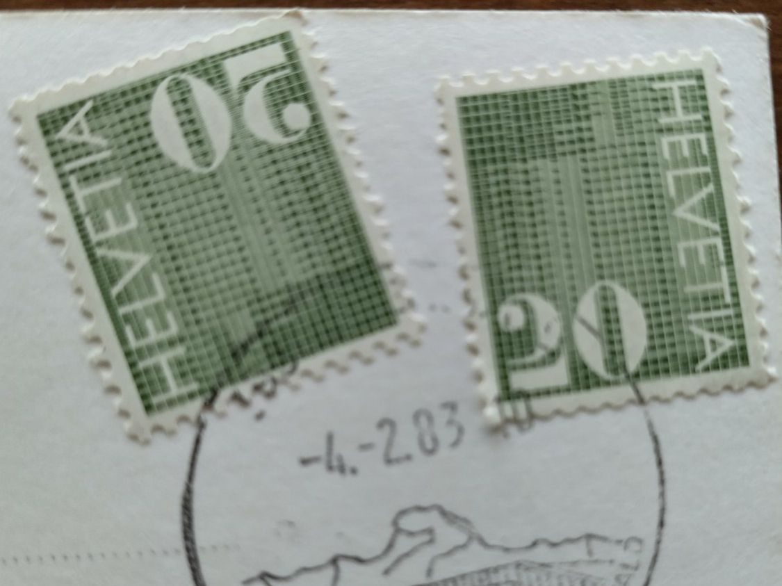 Cartoline postali: Alte Ansichtskarte Goms Wallis 1983 – Usato da Wildhaus venduto da Hukwildhaus 2