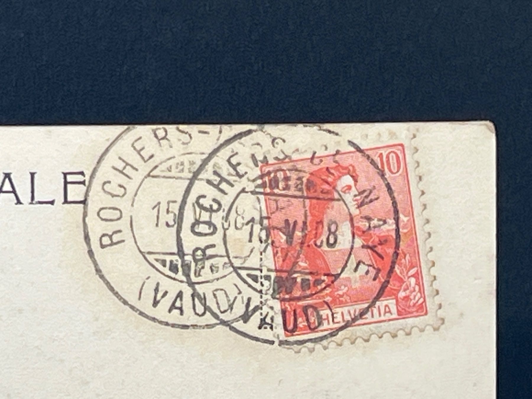 Cartoline postali: Un sommet de Rochers de Naye – Usato da Widnau venduto da Brusi9 1