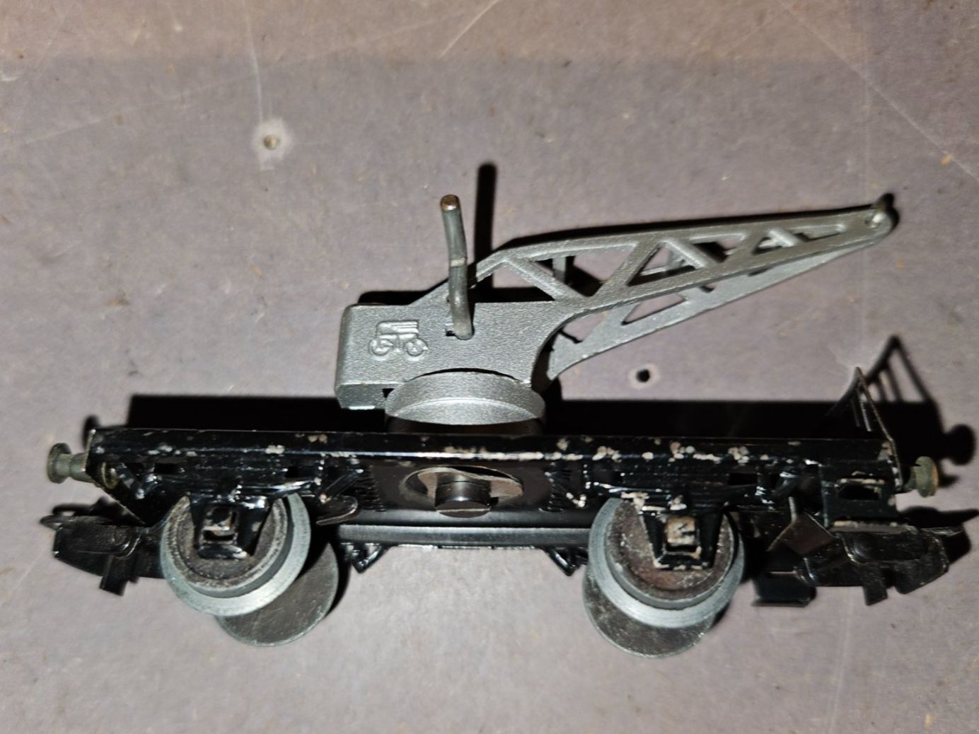 Märklin Modellini di ferrovie: Märklin 366 Kranwagen  ohne OVP – Usato da Bern venduto da lukas90pilze