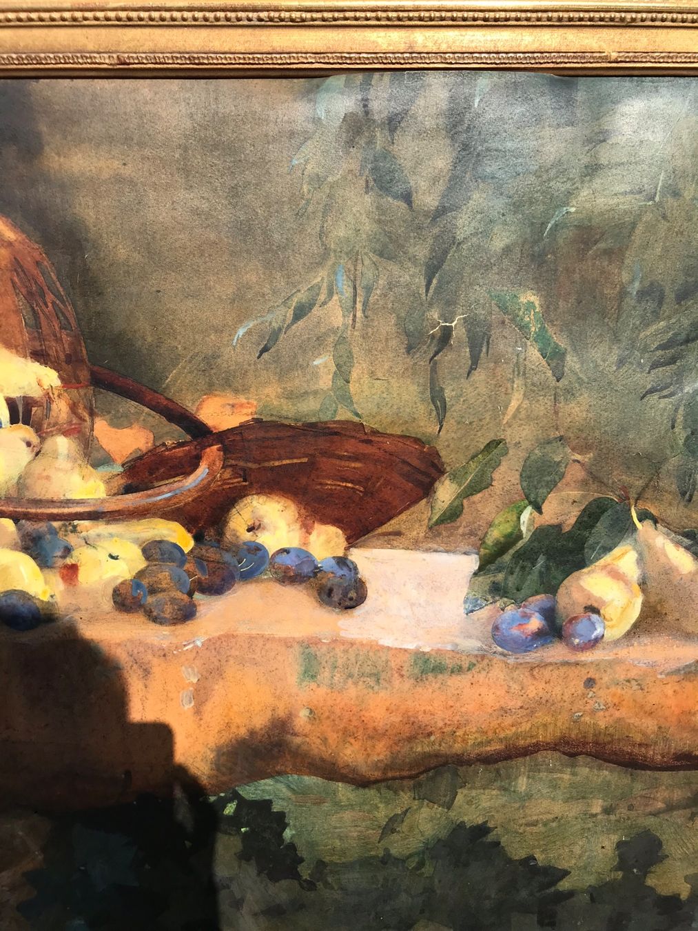 Dipinti: Frank Behrens Früchtestilleben Tempera auf Karton – Usato da Zürich venduto da timeless.tones 3